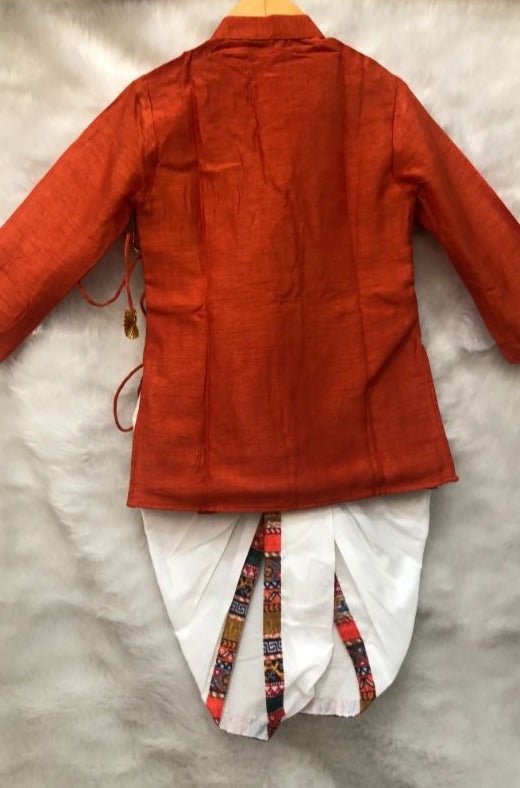 Angrakha Kurta with Dhoti - Kirti Agarwal