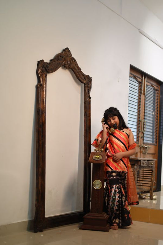 One off Shoulder Stripe Kurta with Sharara - Kirti Agarwal