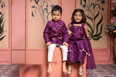 Deep Purple Kurta, Palazzo and Lehenga Sets