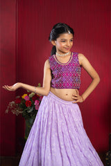 Lavender & Magenta Lehenga Set – A Vibrant Festive Dream with Timeless Grace