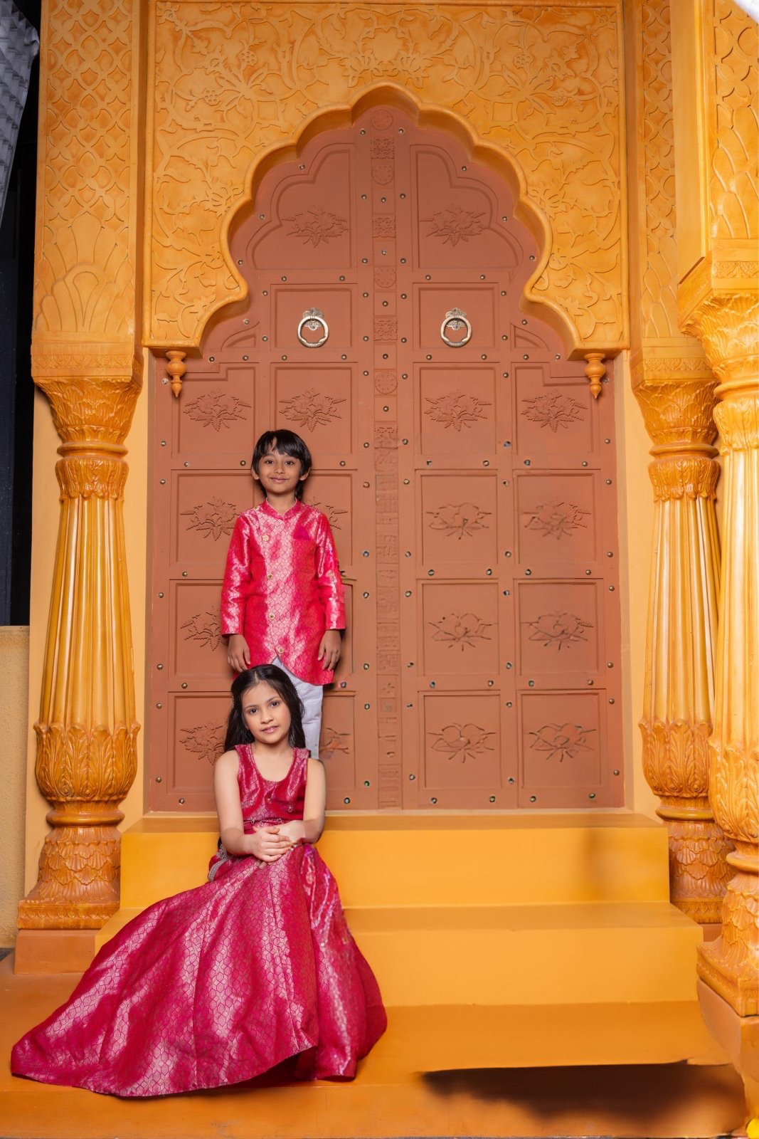 Brocade Collection for Girls and Boys - Pink