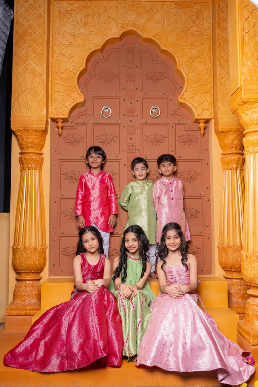 Brocade Collection for Girls and Boys - Kirti Agarwal