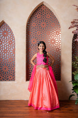 Vibrant Festive Wear Sets - Pink and Orange