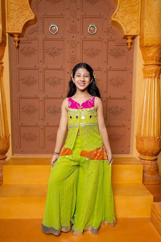 Brocade Multicolor twining set