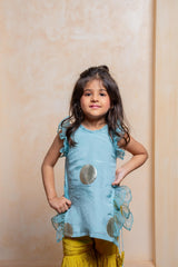 Girls chiffon sharara set for festive wear
