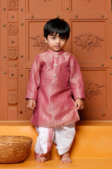 Handcrafted Tissue Silk lehenga choli & Shimmery Sequin Embroidered Ethnic Kurta With Pyjama - Kirti Agarwal