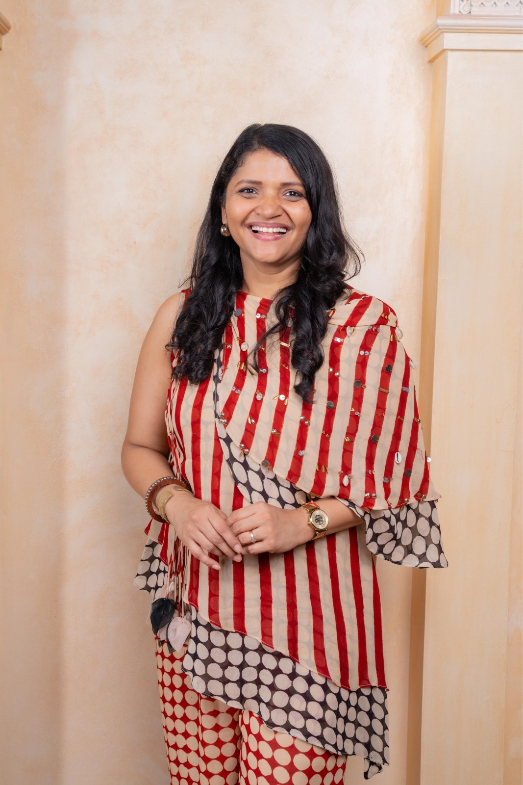 Make a statement with this chic Georgette Indo - Western co - ord set — a perfect fusion of comfort, style, and festive elegance - Kirti Agarwal