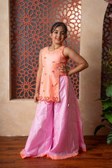 Vibrant Festive Wear Sets - Pink and Orange