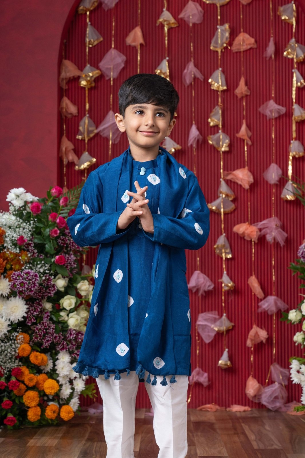 Premium Blue Ethnic Kurta Set for Boys - Kirti Agarwal