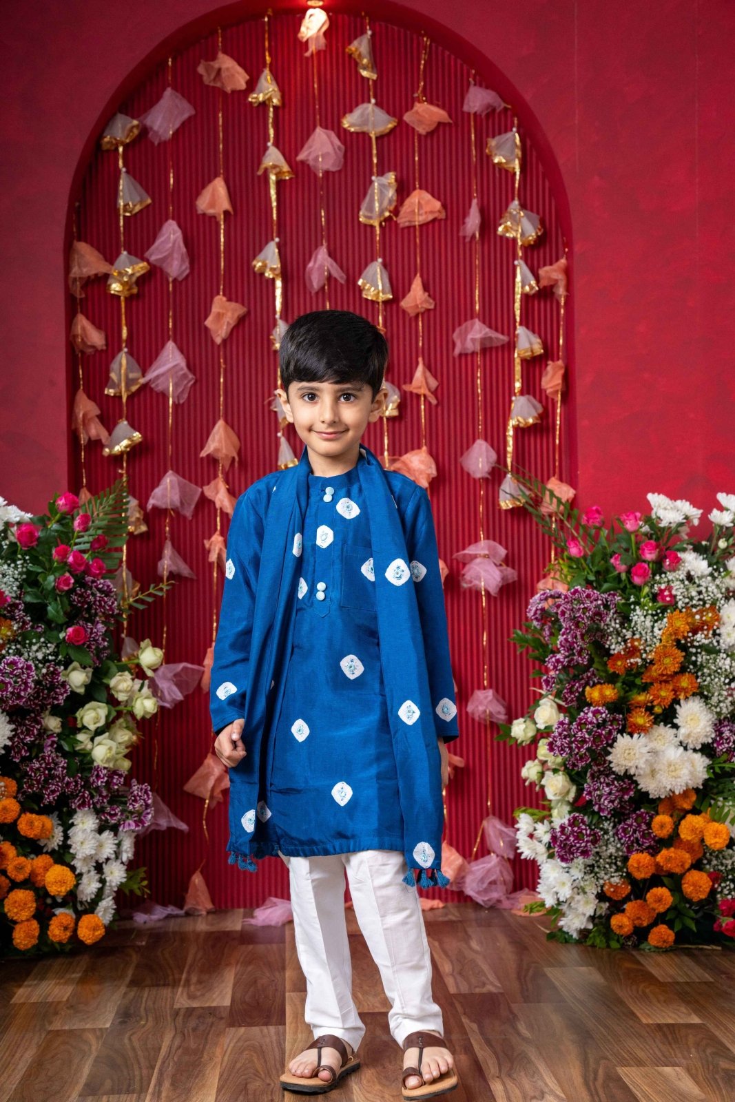 Premium Blue Ethnic Kurta Set for Boys - Kirti Agarwal