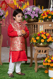 Red Brocade Lehenga for girls and Red Brocade 3 piece set for boys