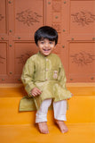 Shimmery Sequin Embroidered Ethnic Kurta With Pyjama - Kirti Agarwal