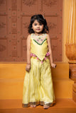 Sleeveless Embroidered Stylish Hem Top With Palazzo & Yellow Kurta With Embroidered Jacket And White Pyjama - Kirti Agarwal