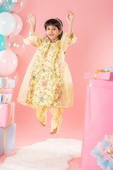 Beautiful Floral Thread Work Kurti And Jacket With Dhoti - Kirti Agarwal