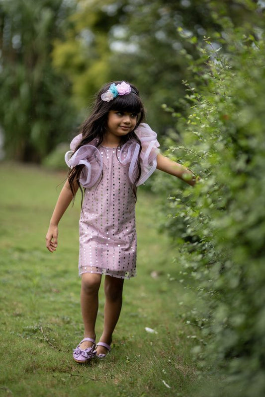 Frock with different pattern Sleeves - Kirti Agarwal