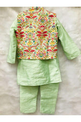 Kurta with stylish embroidered Bandi - Kirti Agarwal