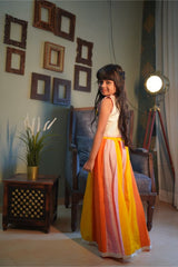 Multicolour Palazzo with embroidered top - Kirti Agarwal