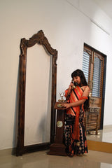 One off Shoulder Stripe Kurta with Sharara - Kirti Agarwal