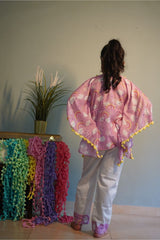 Rainbow Print Kaftan with Pants - Kirti Agarwal