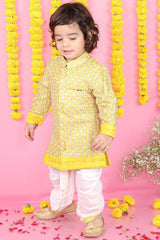Sherwani Style Kurta with Dhoti - Kirti Agarwal
